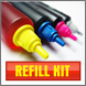 Black Ink Refill Kit For Use In Dell T0529 -   (black)