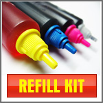 Black Ink Refill Kit For Use In Dell  (x0502) 7y743 -  (black  )