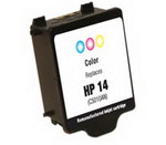 Hewlett Packard C5010dn C5010an (hp 14 Tri Color) Remanufactured Ink Cartridge -  (tri-color)