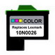 Lexmark Remanufactured 10n0026 (#26) Color Ink Cartridge -   (color)
