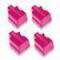 Xerox Phaser 8500 8550 Compatible Magenta (4 Pack) 108r00670 Solid Ink Colorstix Cartridge -   (magenta)