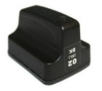 Remanufactured Hewlett Packard C8721wn (hp 02 Black) Ink Cartridge -  (black)