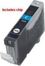 Canon Cli-8c Cyan Compatible Inkjet Cartridge Wchip -  (cyan)