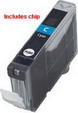 Canon Cli-8c Cyan Compatible Inkjet Cartridge Wchip -   (cyan)