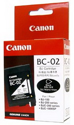 Canon Bc-02  Black Oem Ink Cartridge  -  (black)