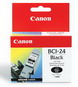 Canon Bci-24bk  Black Oem Ink Cartridge -   (black)