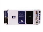 Hp C4871a (hp 80) High Yield Black Oem Ink Cartridge  -  (black)