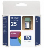 Hp 51625a (hp 25) Tricolor Oem Ink Cartridge - 