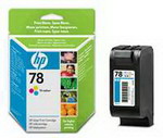 Hp C6578dn (hp 78) Tricolor Oem Ink Cartridge - 