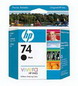 Hp Cb335wn (hp 74) - Black Oem Ink Cartridge -   (black)