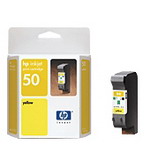 Hp 51650y (hp 50)  Yellow Oem Ink Cartridge -  (yellow)