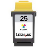 Lexmark 15m0125 (#25)  Oem High Yield Color Ink Cartridge -  (color)